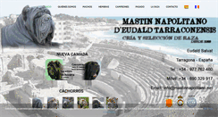 Desktop Screenshot of mastinnapolitano.net